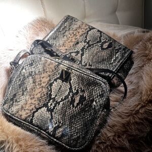 Victoria's Secret snake scale, purse, and Crossbody purse
